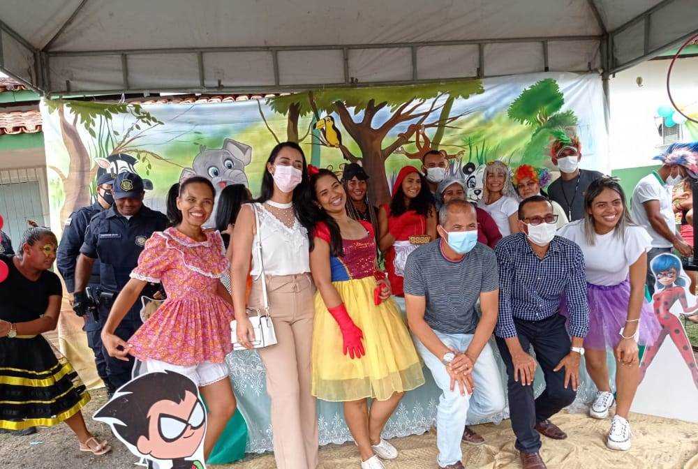 Camacã: PSF Dr. Jaquisson de Deus I leva diversão paras crianças do Bairro Novo de São João do Panelinha